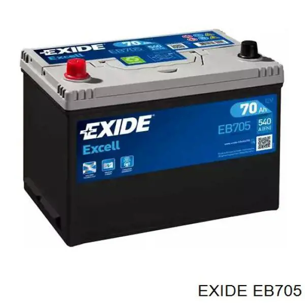 EB705 Exide акумуляторна батарея, акб