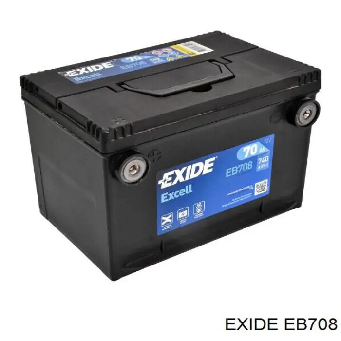 Купити EB708 Exide Автомобільна батарея