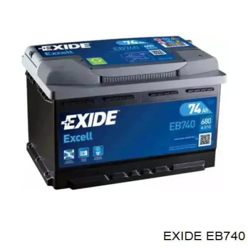 Акумуляторна батарея, АКБ Exide EB740