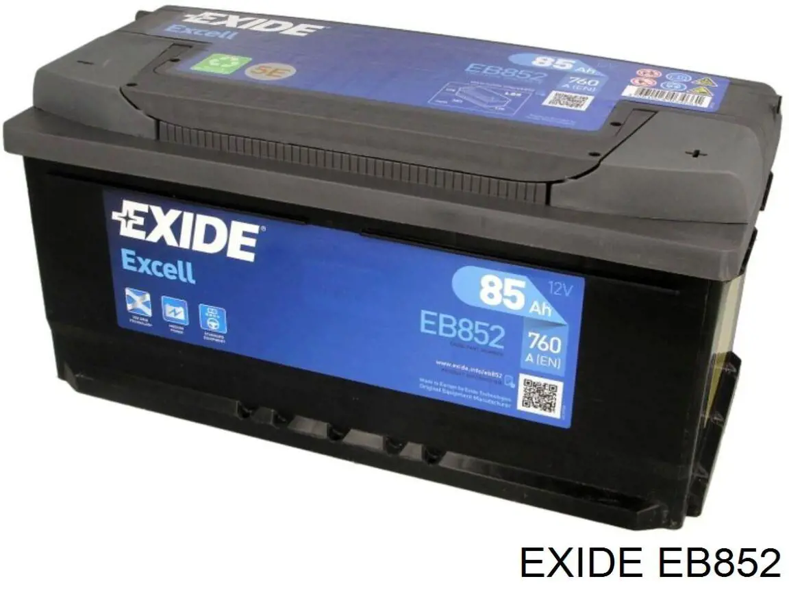 EB852 Exide акумуляторна батарея, акб