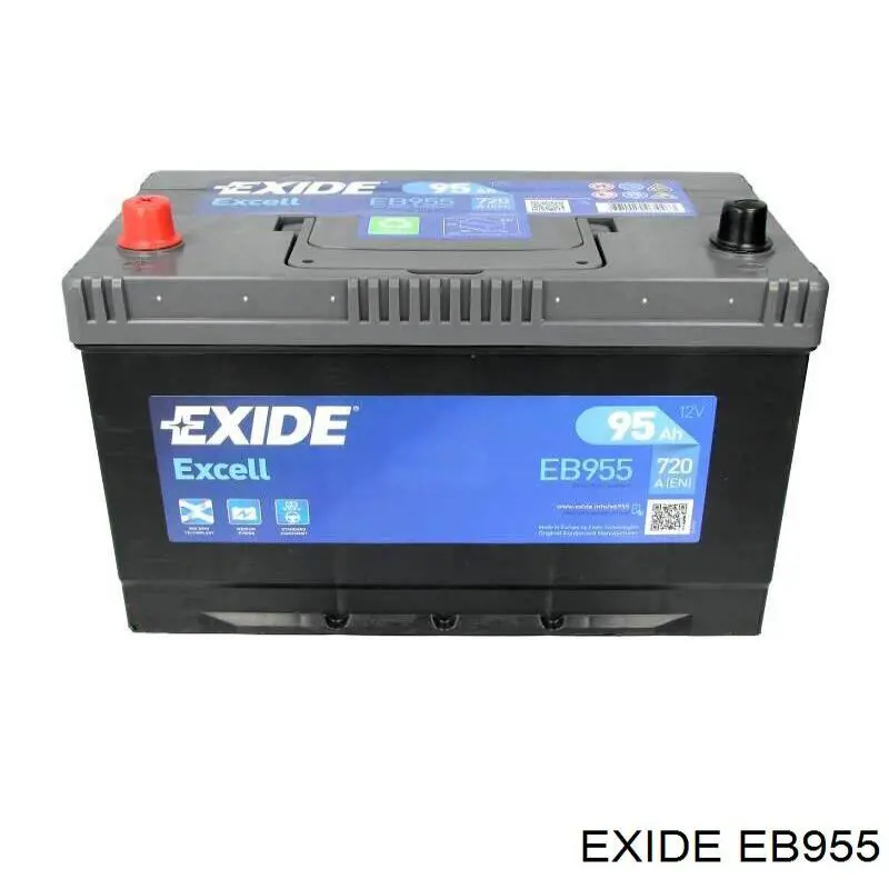 Купити Акумулятор Exide 95 А/г (EB955)