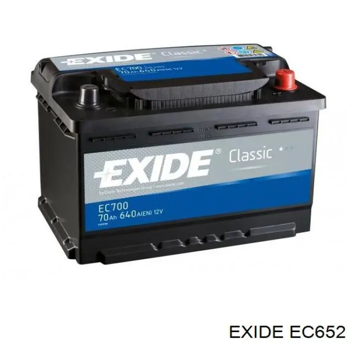 EC652 Exide акумуляторна батарея, акб