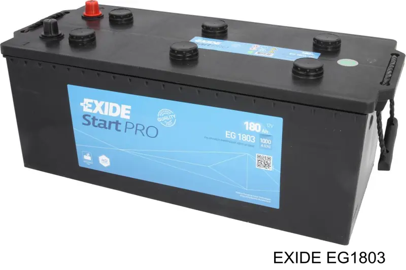 Акумуляторна батарея, АКБ EG1803 Exide