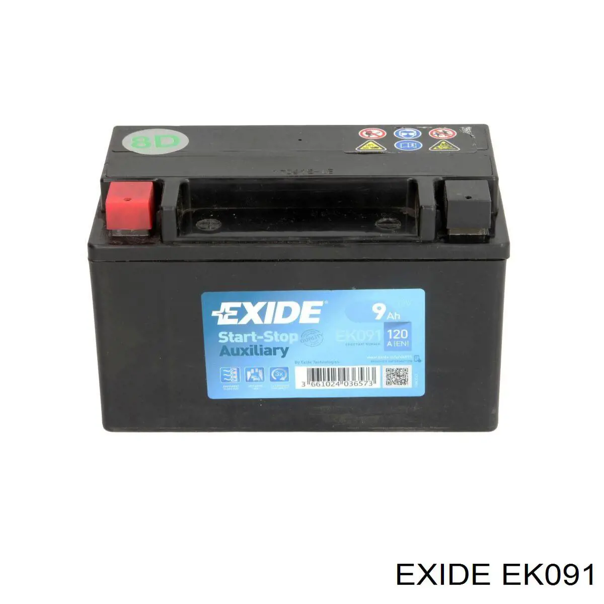 Batterie EXIDE MOTO AGM YTX9-BS 12V 8AH 120A 150x90x105