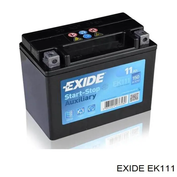 EK111 Exide акумуляторна батарея, акб