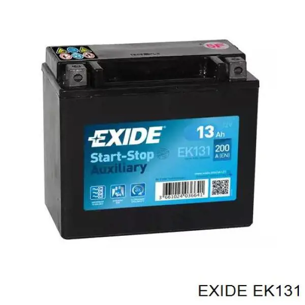 EK131 Exide акумуляторна батарея, акб