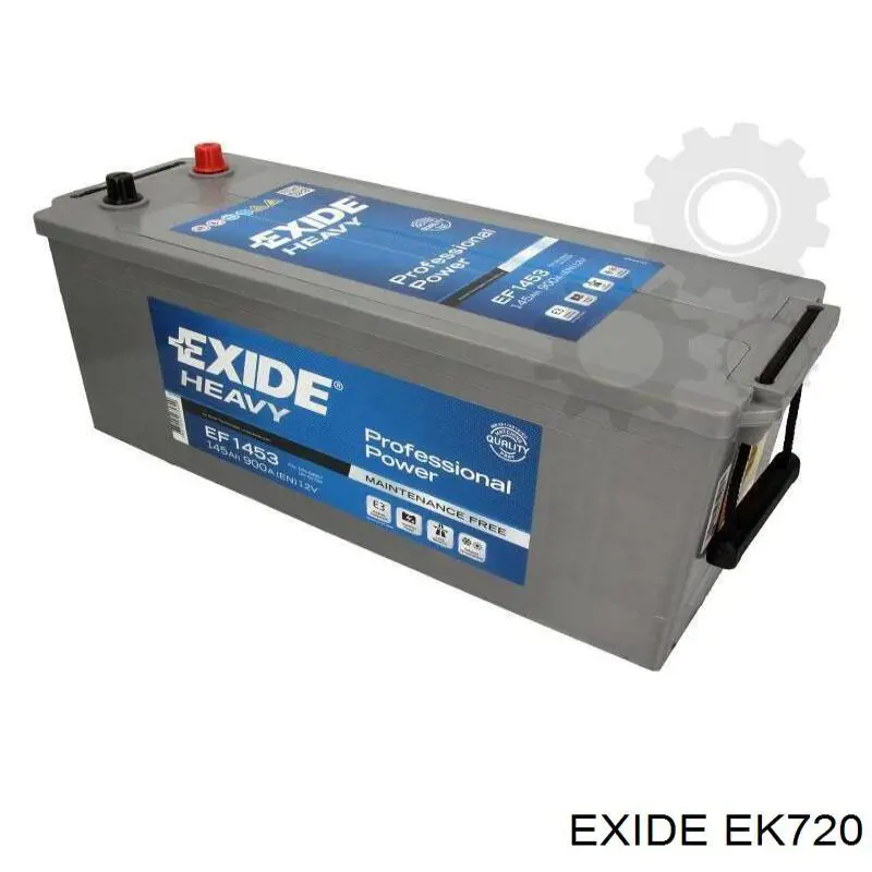 Акумуляторна батарея, АКБ EK720 Exide
