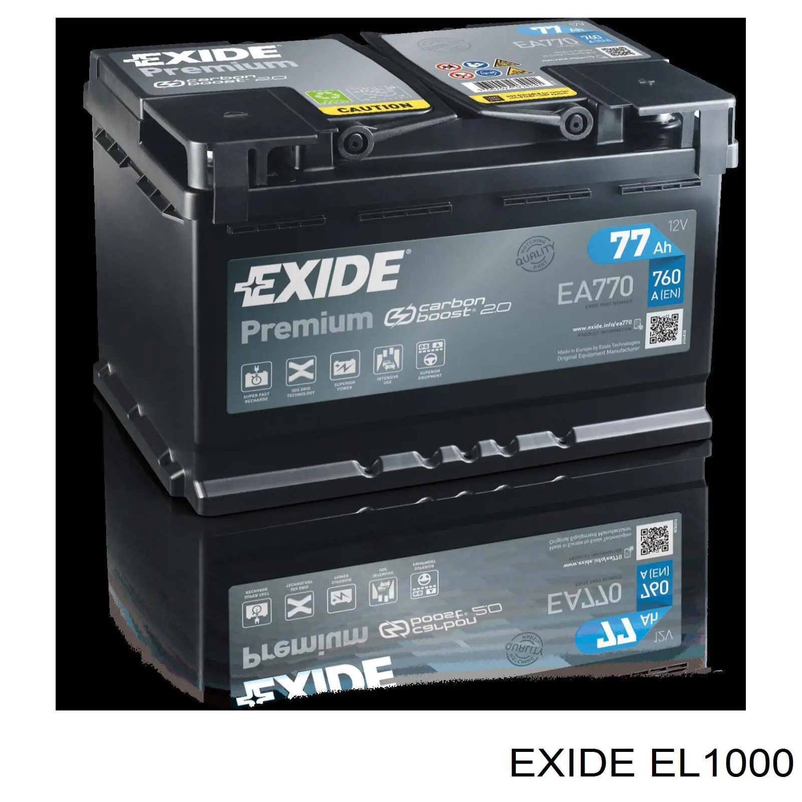 Купити EL1000 Exide Автомобільна батарея