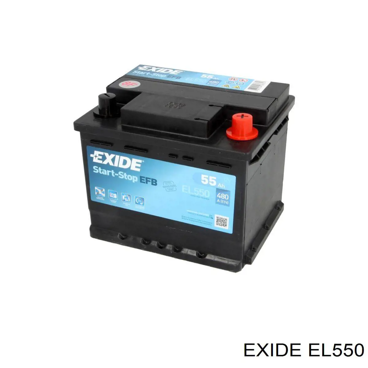 Батарея акумуляторна Exide EL550 ціна, від 106.01 USD
