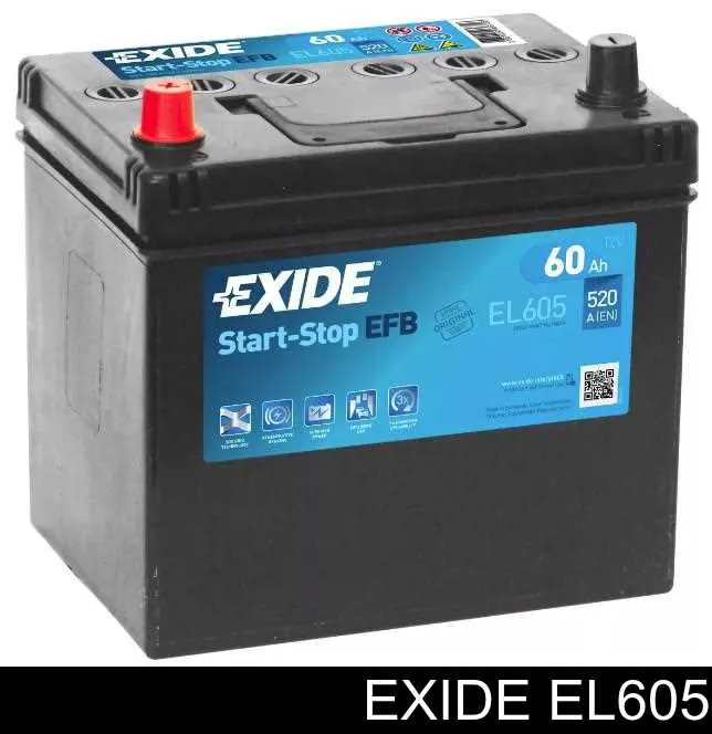 Купити EL605 Exide Автомобільна батарея