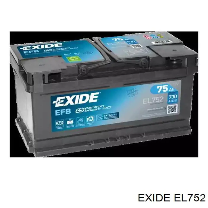 Купити EL752 Exide Автомобільна батарея