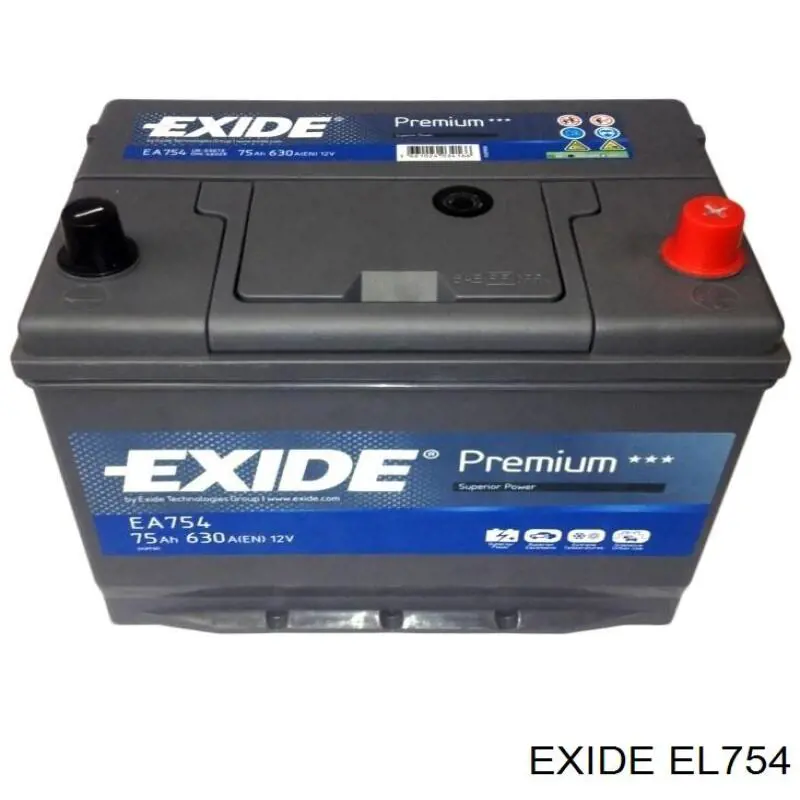 Купити EL754 Exide Автомобільна батарея