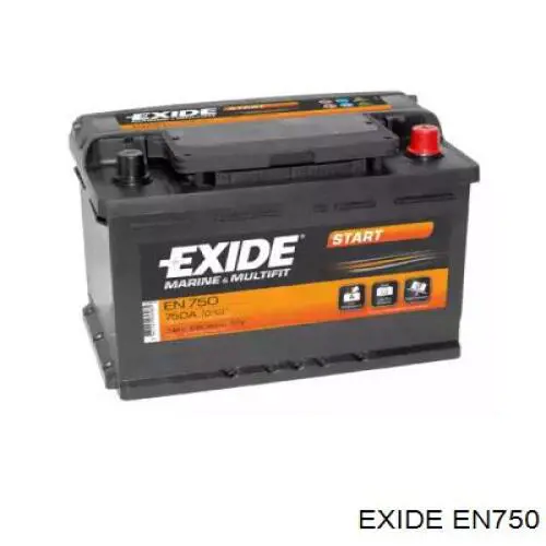 Батарея акумуляторна Exide EN750 ціна, від 158.37 USD