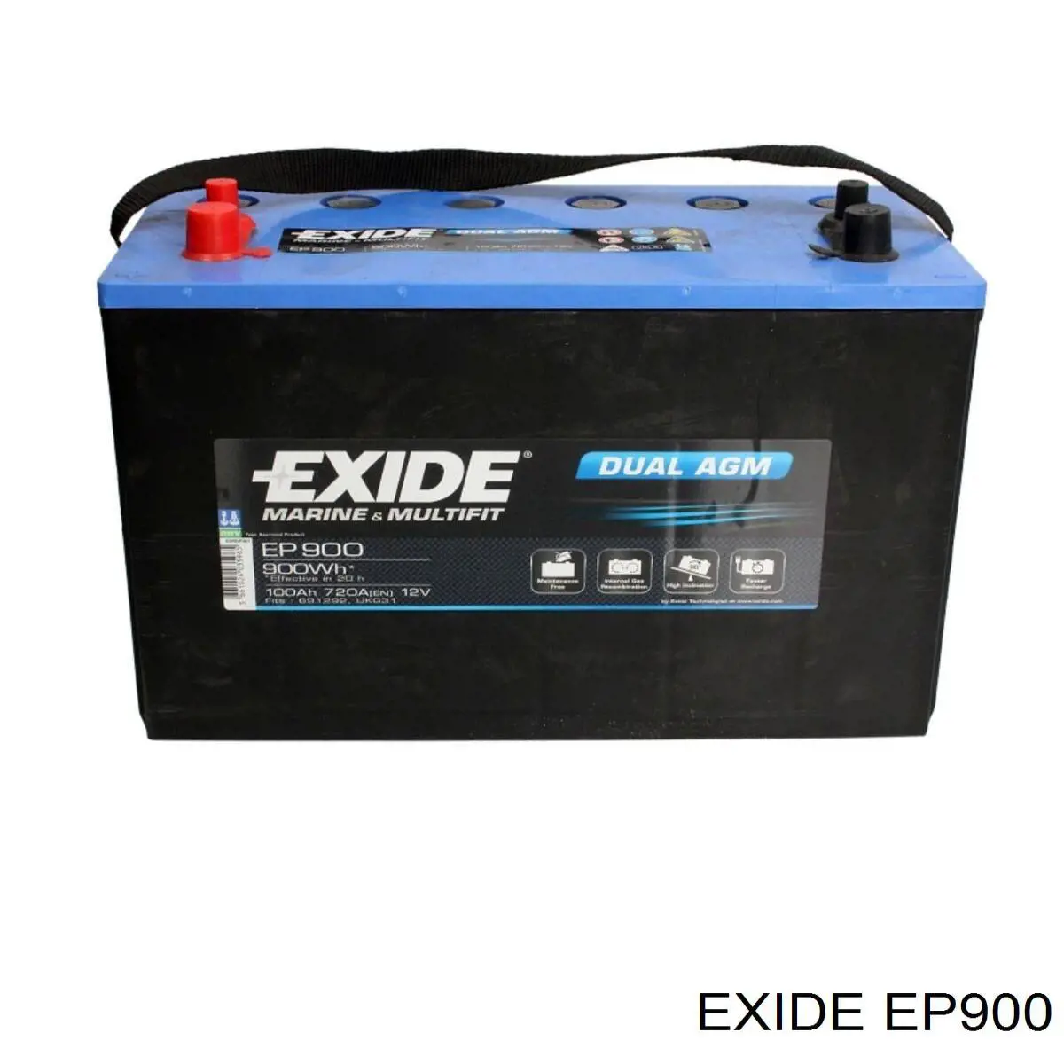 EP900 Exide акумуляторна батарея, акб