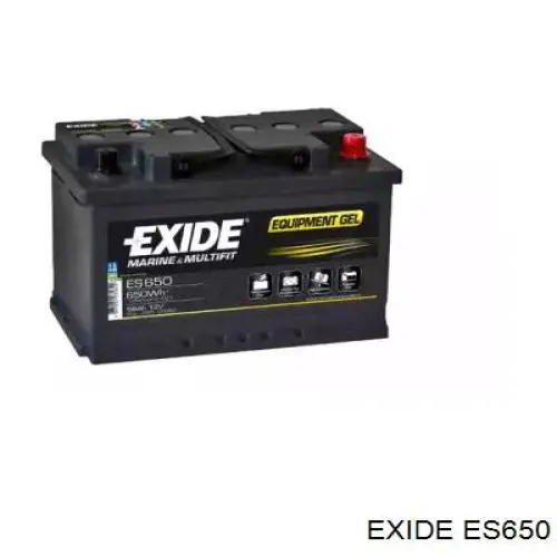 Батарея акумуляторна Exide ES650 ціна, від 206.25 USD