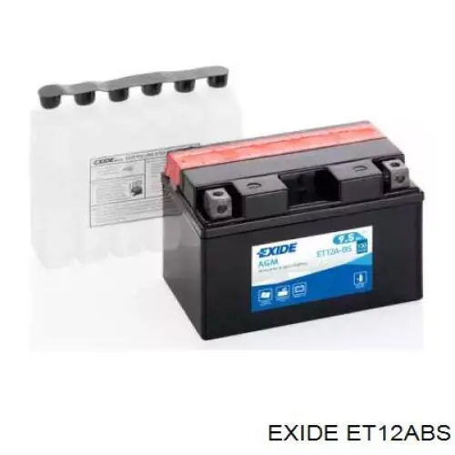 Купити ET12ABS Exide Автомобільна батарея
