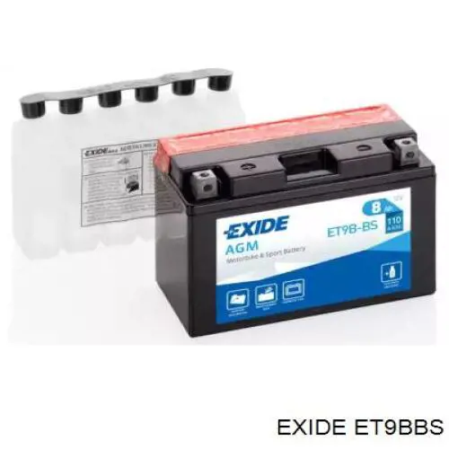 Купити ET9BBS Exide Автомобільна батарея
