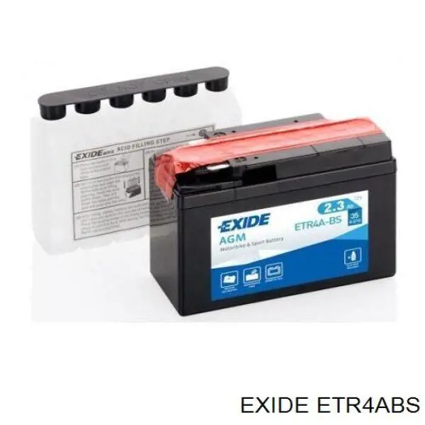 Купити ETR4ABS Exide Автомобільна батарея