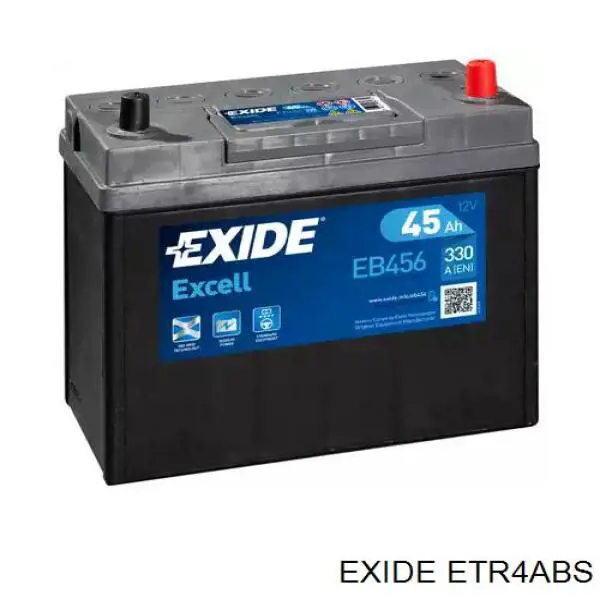 ETR4ABS Exide акумуляторна батарея, акб