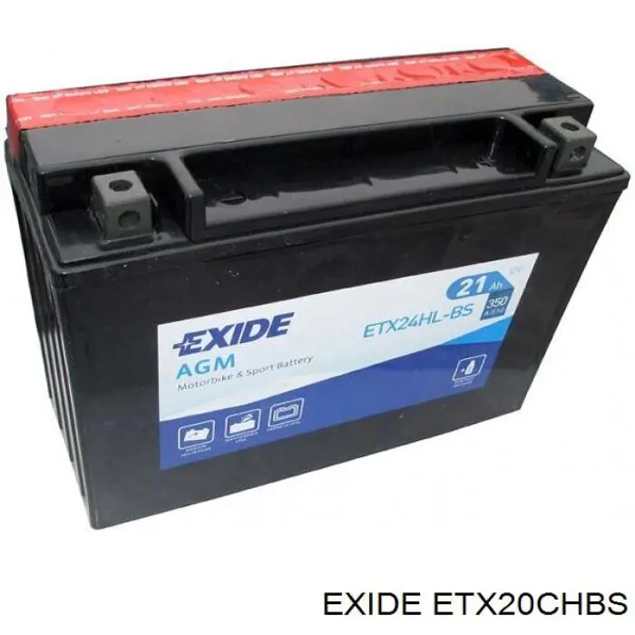 Батарея акумуляторна Exide ETX20CHBS ціна, від 83.39 USD