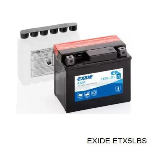 Батарея акумуляторна Exide ETX5LBS ціна, від 28.52 USD