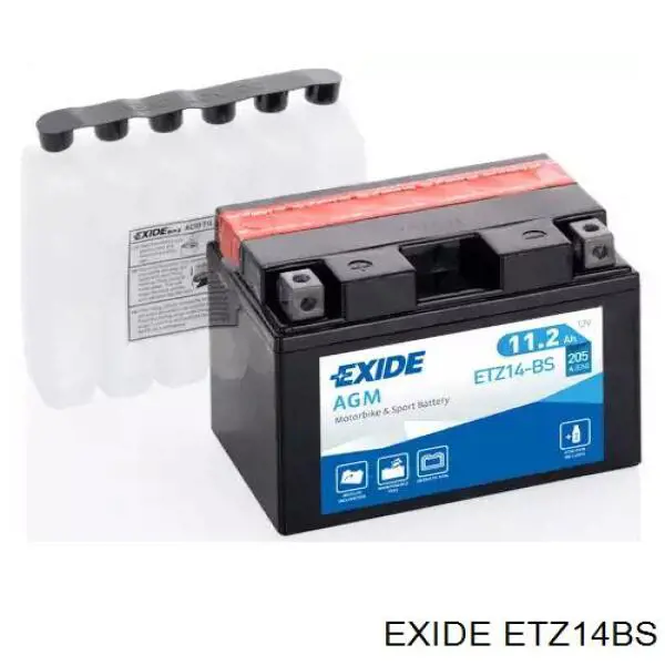 Купити ETZ14BS Exide Автомобільна батарея