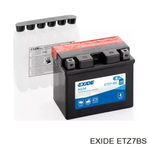 Купити ETZ7BS Exide Автомобільна батарея