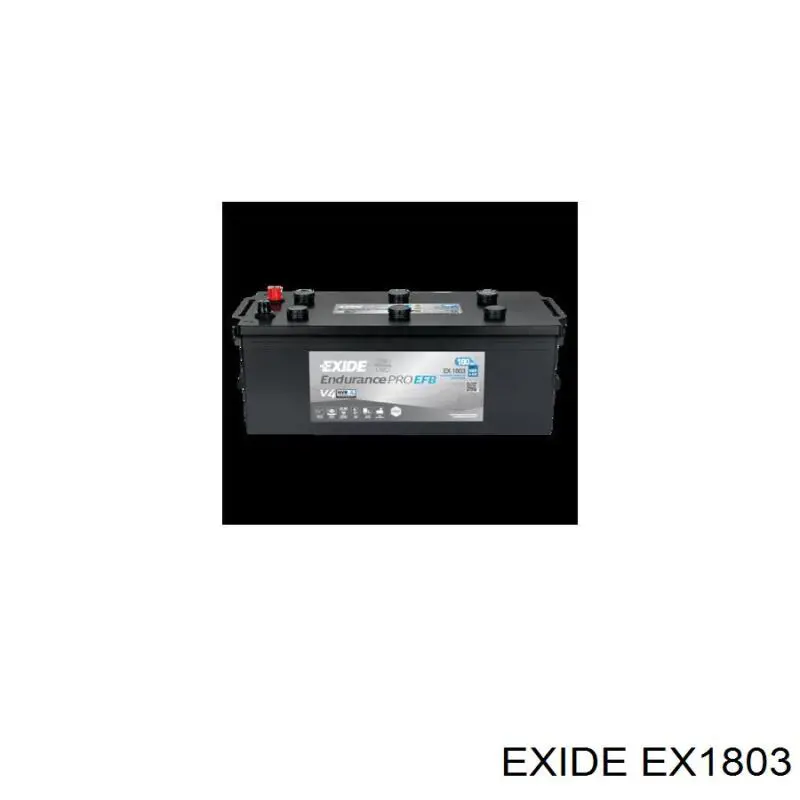 Батарея акумуляторна Exide EX1803 ціна, від 336.76 USD