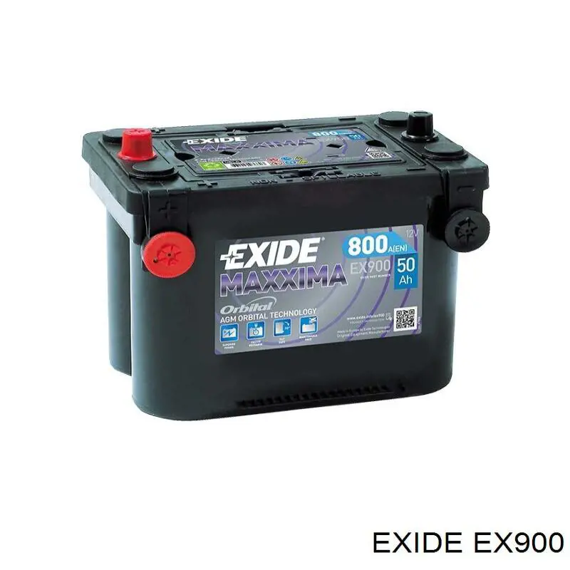 Купити Акумулятор Exide 50 А/г (EX900)