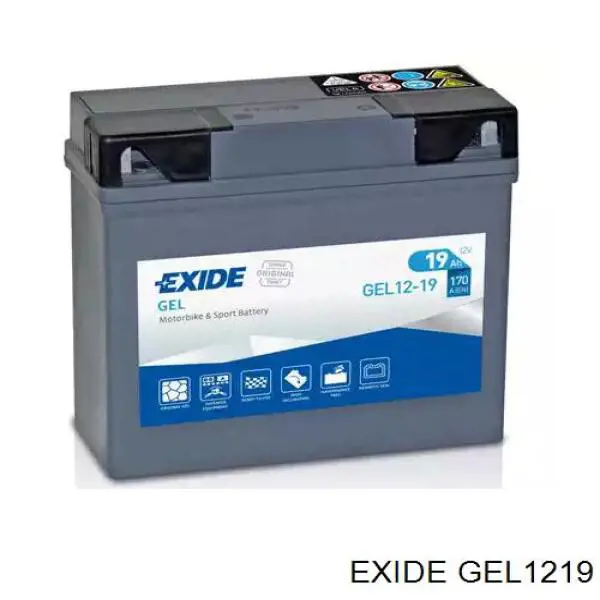Купити GEL1219 Exide Автомобільна батарея