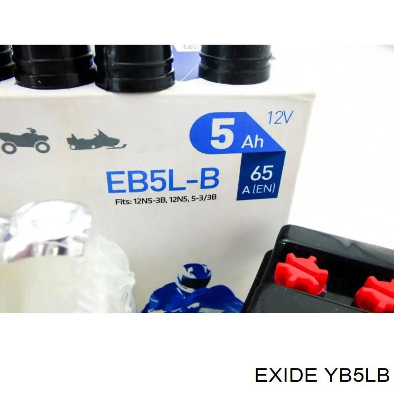 Акумуляторна батарея, АКБ YB5LB Exide