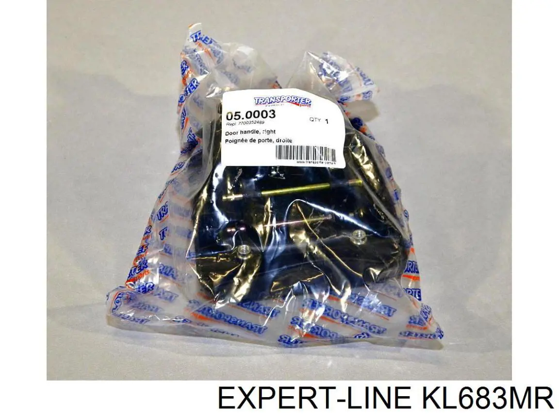 Ручка двері бічної/зсувної зовнішня права Expert Line KL683MR ціна, від 12.67 USD