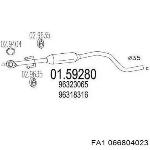 Глушник Asmet 24036 ціна, від 34.25 USD