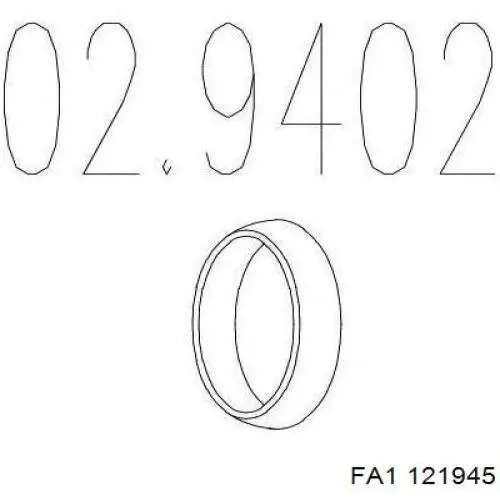 121945 FA1 Прокладка штанів