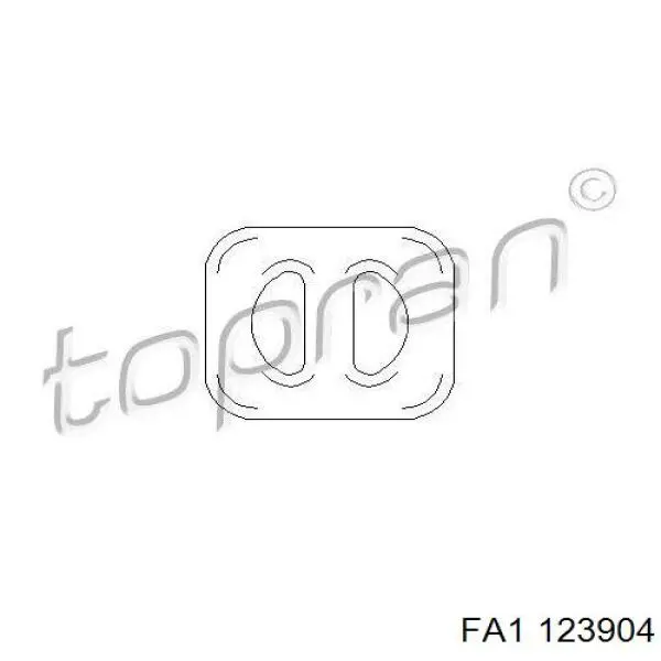 90108055 Opel Кронштейн кріплення глушника