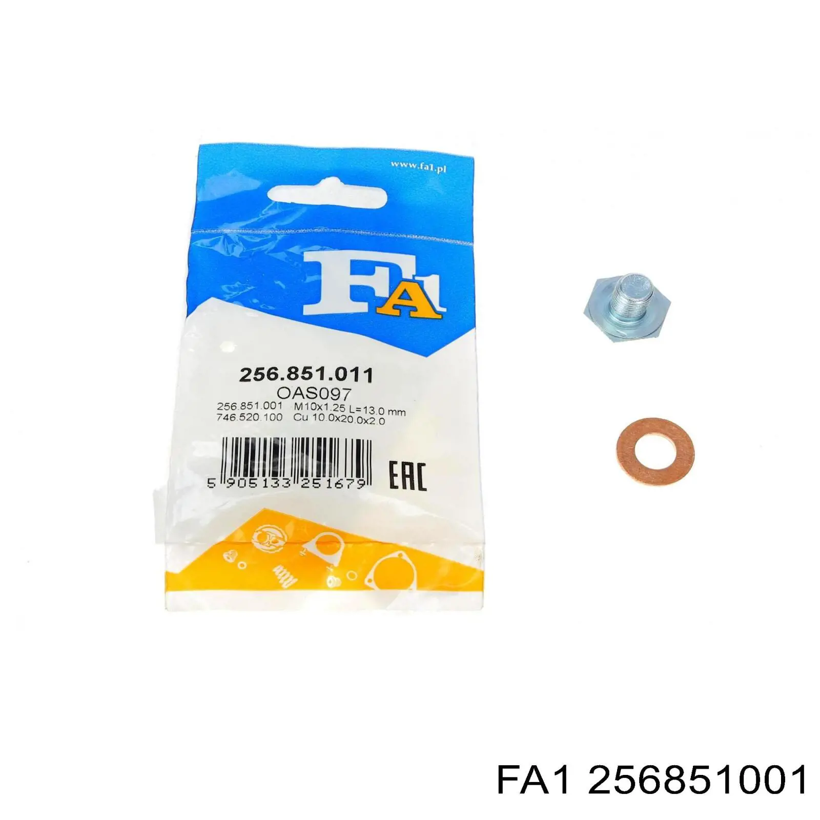 256851001 FA1 Пробка піддона двигуна