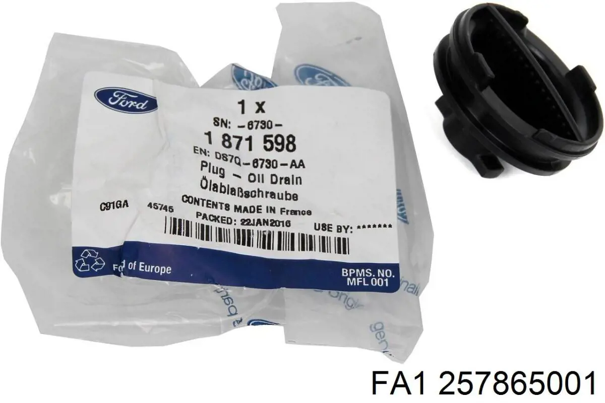 Купити 9801444780 Ford Пробка піддона двигуна