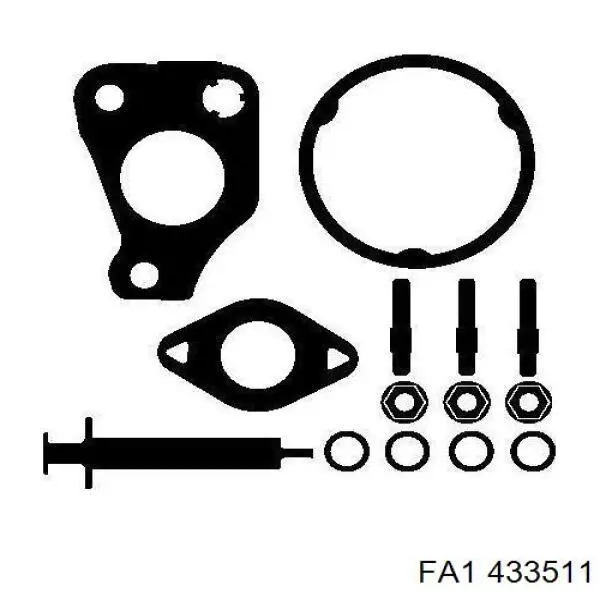 Купити 51745708 Fiat/Alfa/Lancia Прокладка турбіни вихлопних газів, випуск