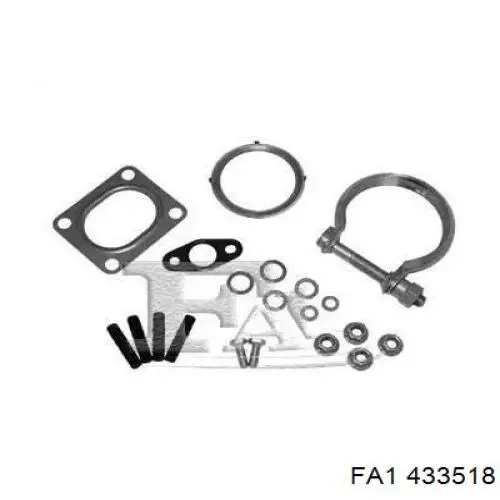 Прокладка прийомної труби глушника Opel 0860330 ціна, від 2.81 USD