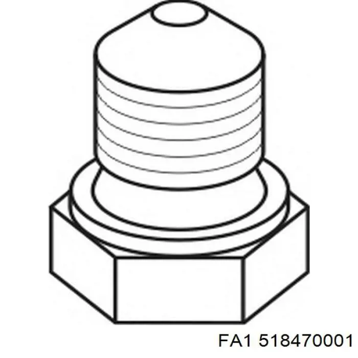 1005305 Ford Пробка піддона двигуна