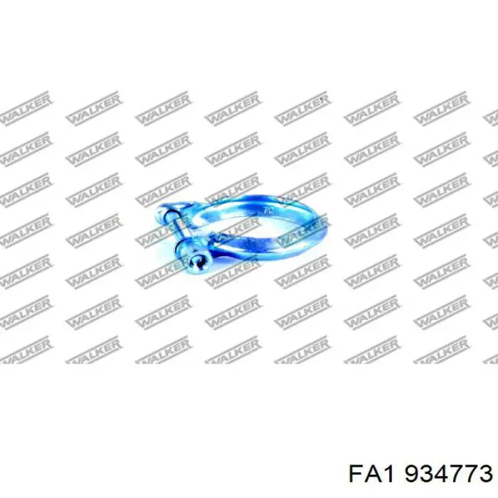 Зєднувальний хомут випускного колектора 95510550 Peugeot/Citroen