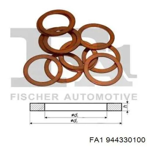Прокладка пробки піддону двигуна 944330100 FA1