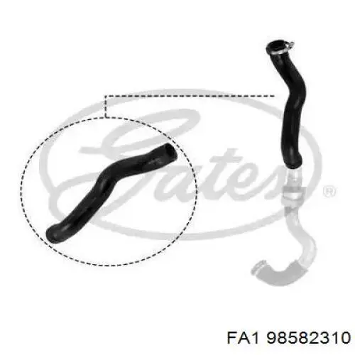 Болт (шпилька) випускного колектора 13588521 Fiat/Alfa/Lancia