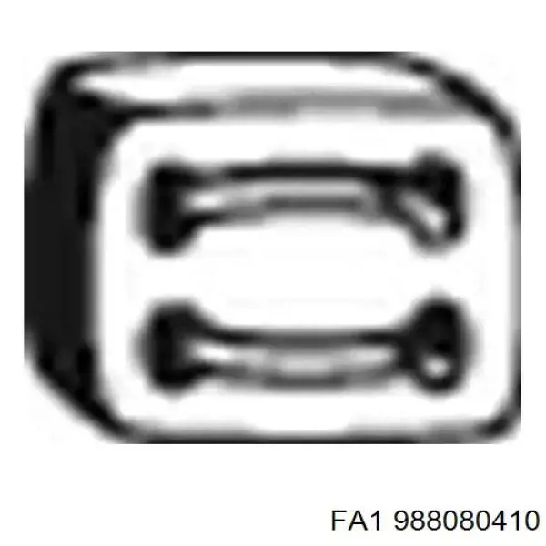 Гайка випускного колектора 988080410 FA1