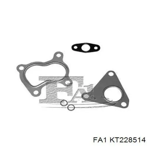 Прокладка турбіни, монтажний комплект 208A01685R Renault (RVI)