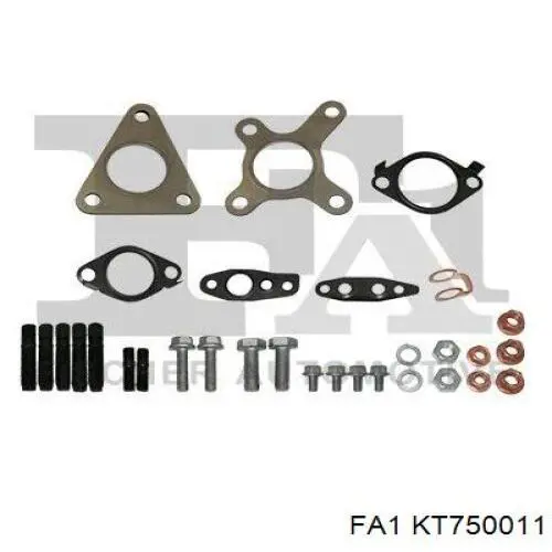KT750011 FA1 прокладка турбіни, монтажний комплект