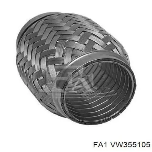 Гофра приймальної труби FA1 VW355105 ціна, від 11.80 USD