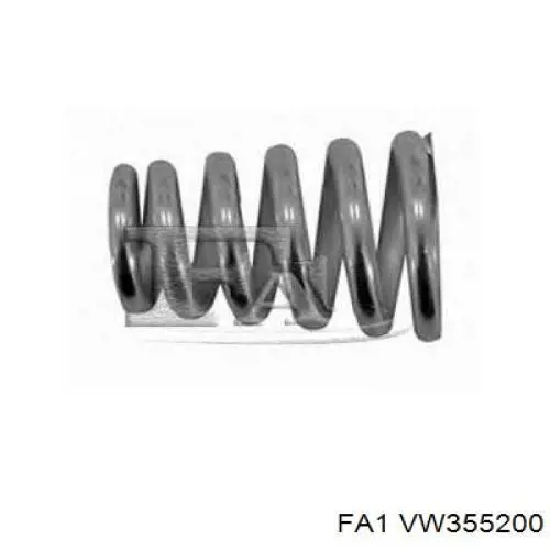VW355200 FA1 Гофра глушника, універсальна