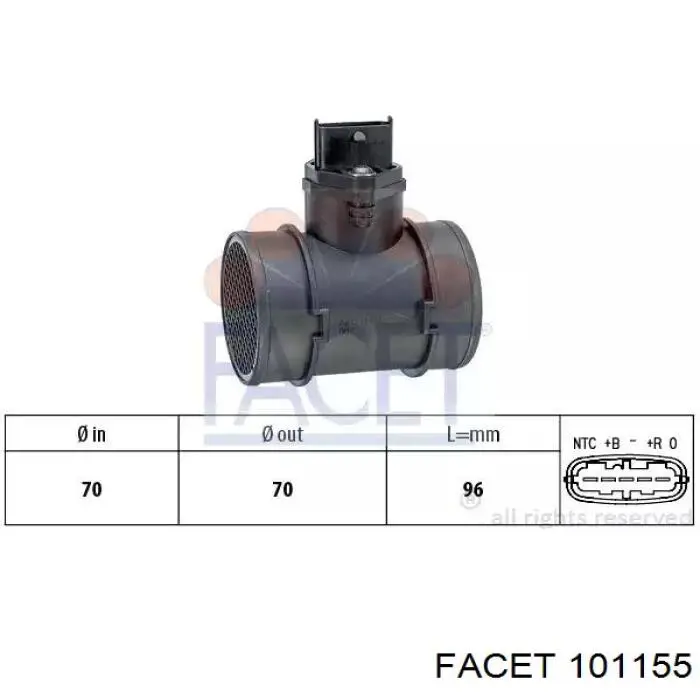 ДМРВ AMMQ19731 Magneti Marelli