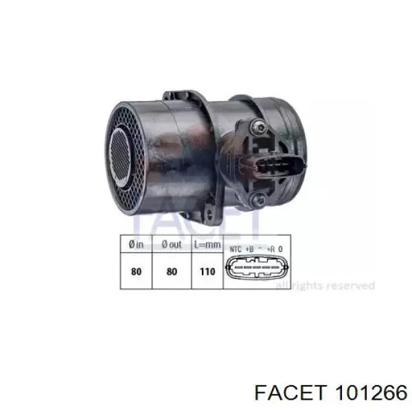 Купити EPBMFT5V030H NGK Повітромір